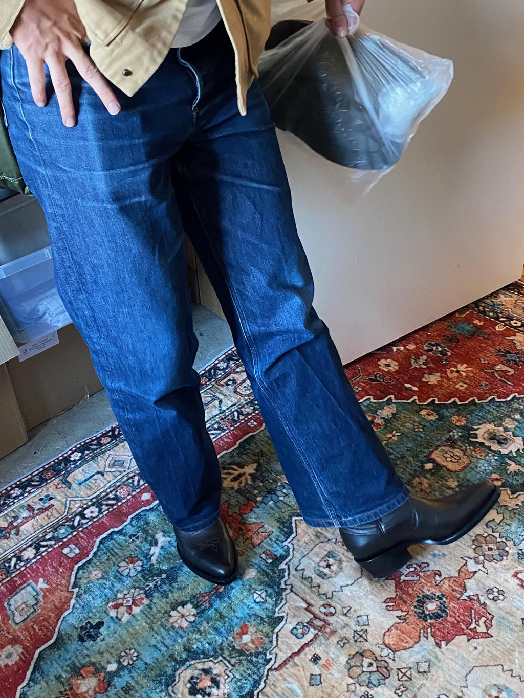 SIN MIEDO Handmade Cowboy Boots (Black)