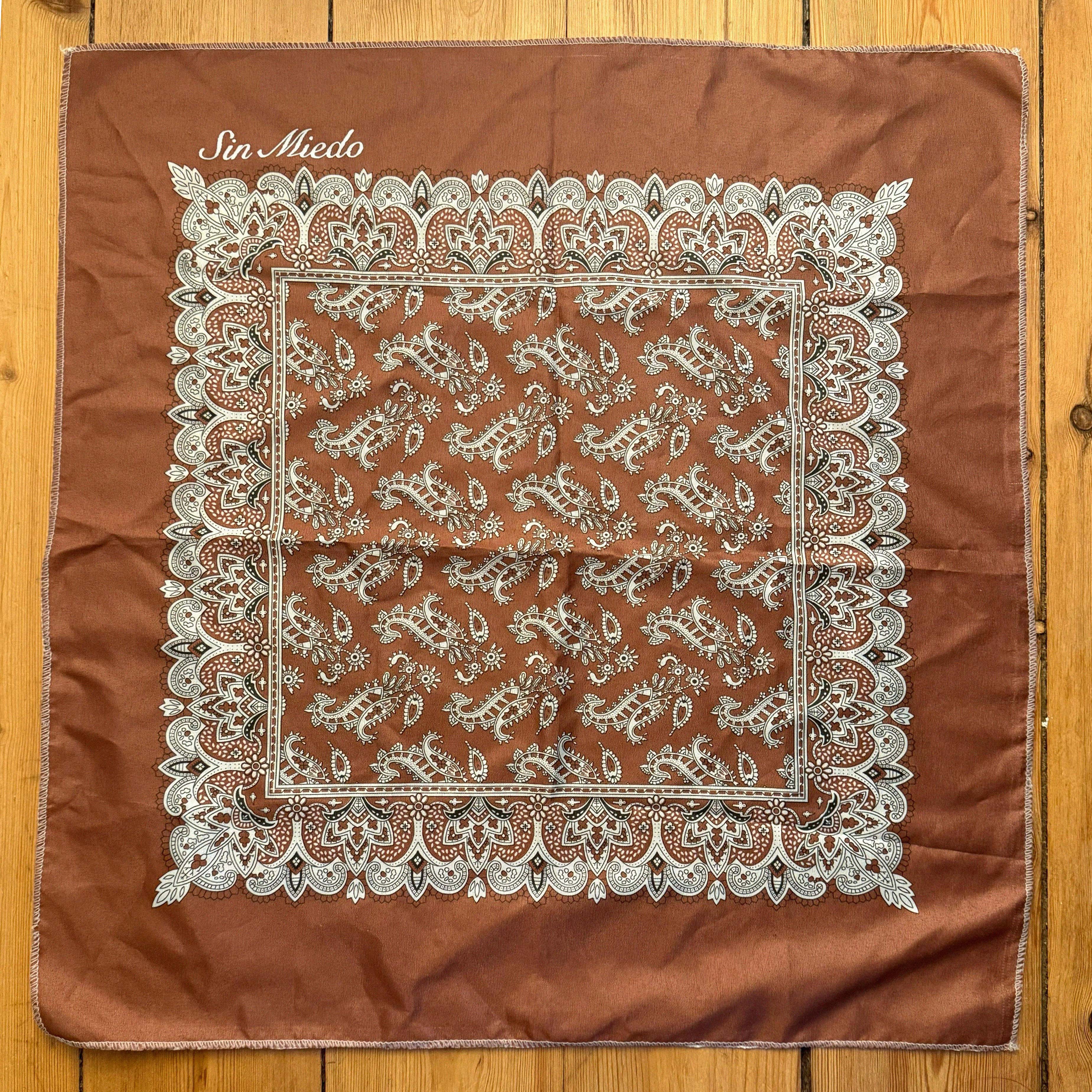 SIN MIEDO Bandana (Caramel Brown)
