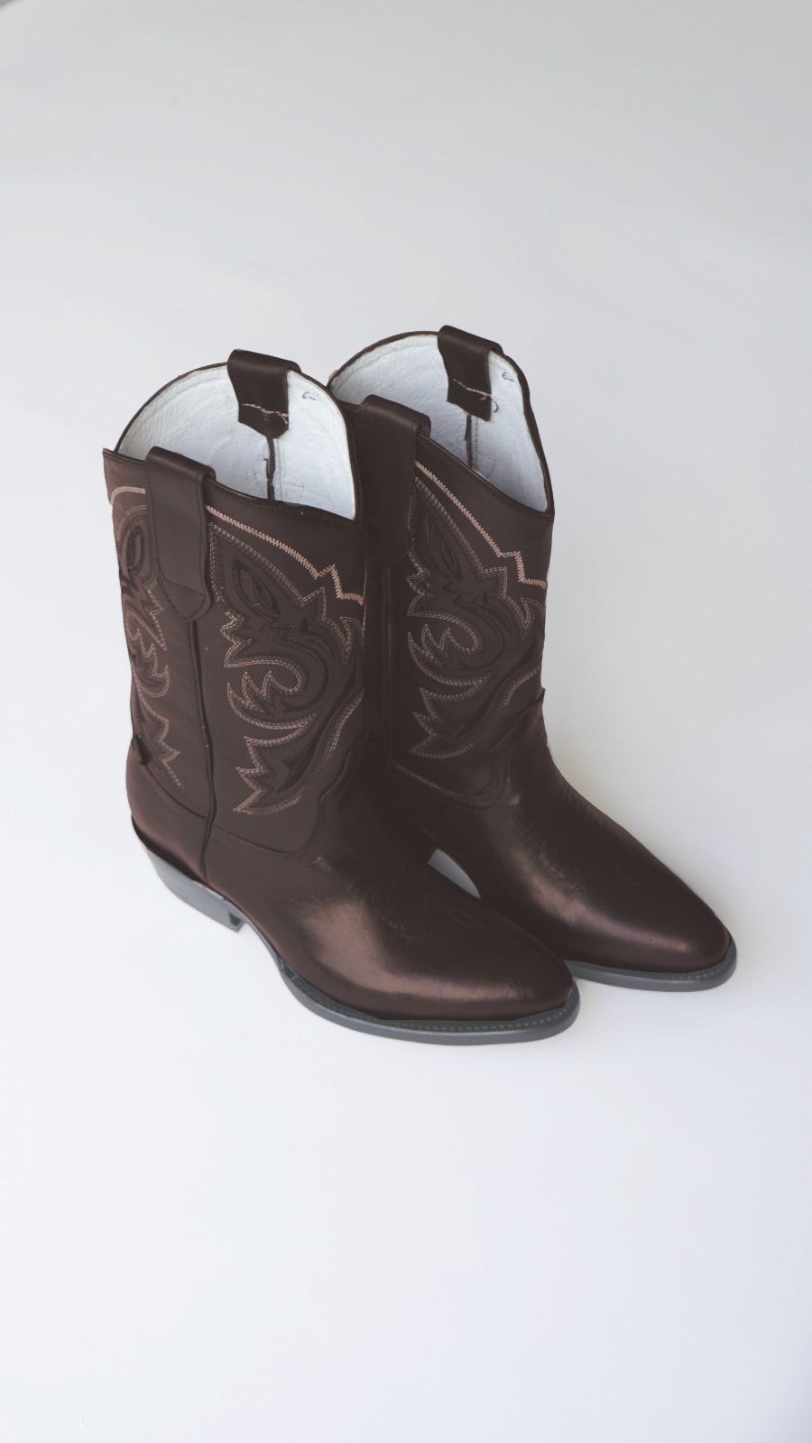 SIN MIEDO Handmade Cowboy Boots (Brown)